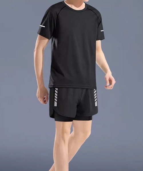 KELVIN(ケルヴァン)の「Active Sports Setup アクティブスポーツセットアップ(その他トップス・メンズ・ブラック・MEDIUM/LARGE)」の2枚目の写真