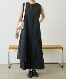 ear PAPILLONNER | ノースリビッグプリーツワンピース【SUM1 STYLE】(ワンピース)