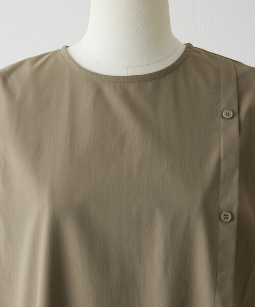 ear PAPILLONNER(イアパピヨネ)の「ノースリビッグプリーツワンピース【SUM1 STYLE】(ワンピース・レディース・カーキ/ブラック・FREE)」の11枚目の写真