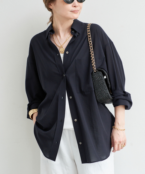 Cotton Sheer Wash シャツ（シャツ/ブラウス）｜Deuxieme Classe