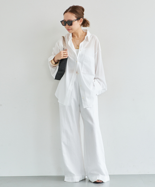 Cotton Sheer Wash シャツ（シャツ/ブラウス）｜Deuxieme Classe