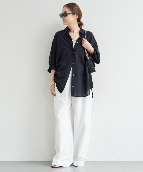 Cotton Sheer Wash シャツ（シャツ/ブラウス）｜Deuxieme Classe