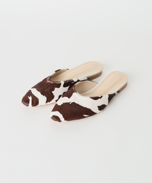 Spick & Span(スピックアンドスパン)の「《新柄有り / 追加》Spick & Span COW HAIR ミュール(パンプス・レディース・ブラウン/ホワイト系その他・36/37/38)」の16枚目の写真