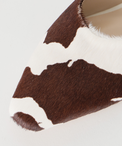Spick & Span(スピックアンドスパン)の「《新柄有り / 追加》Spick & Span COW HAIR ミュール(パンプス・レディース・ブラウン/ホワイト系その他・36/37/38)」の17枚目の写真