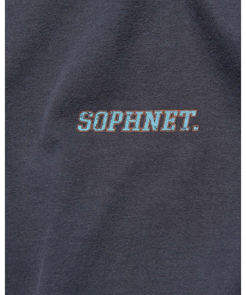 SOPHNET.(ソフネット)の「VINTAGE LOGO L/S WIDE TEE(Tシャツ/カットソー・メンズ・チャコールグレー/ホワイト/イエロー・1/2/3/4)」の8枚目の写真
