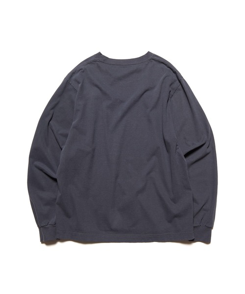 SOPHNET.(ソフネット)の「VINTAGE LOGO L/S WIDE TEE(Tシャツ/カットソー・メンズ・チャコールグレー/ホワイト/イエロー・1/2/3/4)」の7枚目の写真