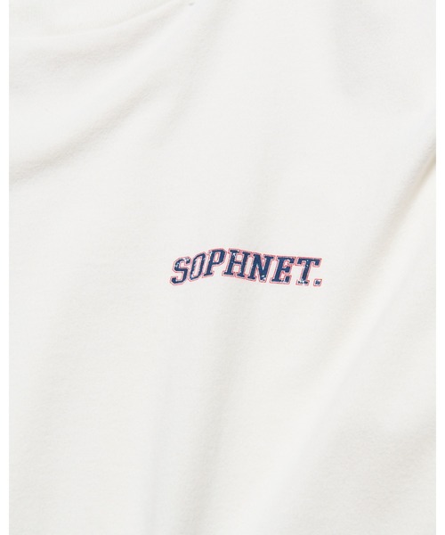 SOPHNET.(ソフネット)の「VINTAGE LOGO L/S WIDE TEE(Tシャツ/カットソー・メンズ・チャコールグレー/ホワイト/イエロー・1/2/3/4)」の6枚目の写真