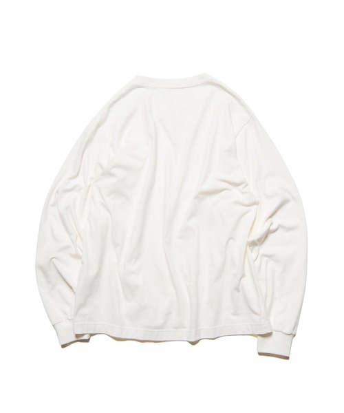 SOPHNET.(ソフネット)の「VINTAGE LOGO L/S WIDE TEE(Tシャツ/カットソー・メンズ・チャコールグレー/ホワイト/イエロー・1/2/3/4)」の5枚目の写真
