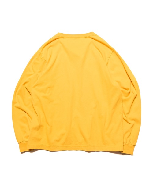 SOPHNET.(ソフネット)の「VINTAGE LOGO L/S WIDE TEE(Tシャツ/カットソー・メンズ・チャコールグレー/ホワイト/イエロー・1/2/3/4)」の9枚目の写真