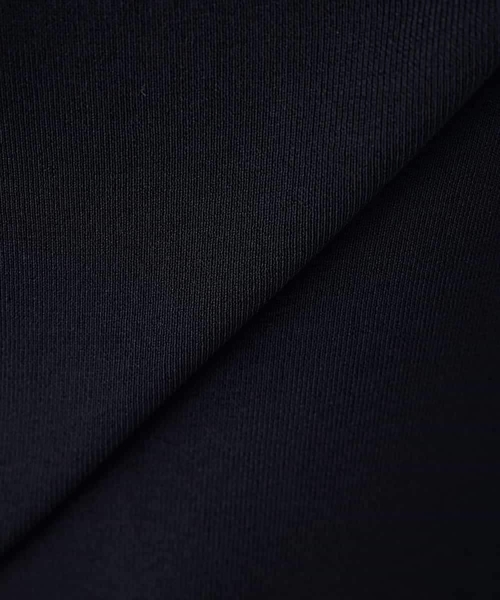 a.v.v(アーヴェヴェ)の「ハーフスリーブVネックサマーニット【WEB限定/洗える/接触冷感/UVカット】(ニット/セーター・レディース・オレンジ/ネイビー/ダークインディゴブルー/グレー系その他/ブラック・38/42/36/40)」の6枚目の写真