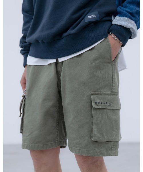 uniform experiment(ユニフォームエクスペリメント)の「MILITARY FIELD CARGO SHORTS(カーゴパンツ・メンズ・ネイビー/カーキ・1/2/3/4/5)」の3枚目の写真