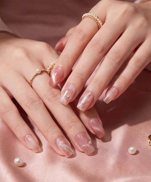 セール】【not a nail】水光マグネットデザインネイルチップ ショート
