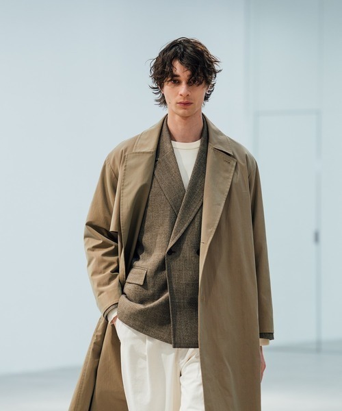 CITY TOKYO(シティトウキョウ)の「【CITY TOKYO/シティートーキョー】TWEED ダブルブレザー(テーラードジャケット・メンズ・ブラウン/ネイビー・2/1)」の4枚目の写真