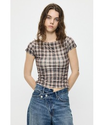 PLAID CHECK PRINTED Tシャツ