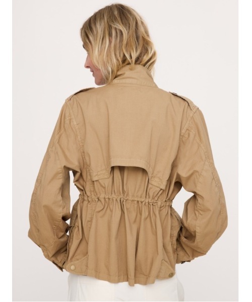 Banana Republic(バナナリパブリック)の「リップストップ コットン フライトジャケット(ダウンジャケット/コート・レディース・ブラウン・S/XS/L/M)」の2枚目の写真