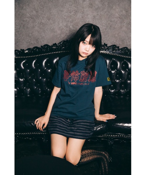 ハードコアチョコレート（ハードコアチョコレート）の「恐怖新聞(呪いレッド)2026リデザイン版（Tシャツ/カットソー・メンズ・ブラック・LARGE/XX-LARGE/X-LARGE）」の5枚目の写真