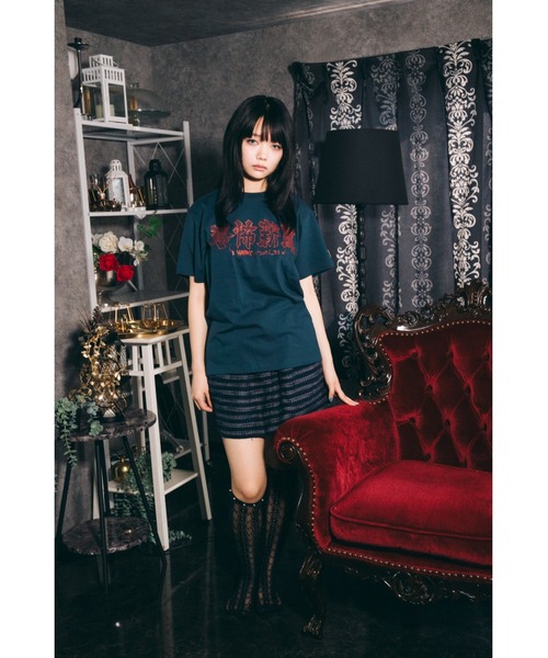 ハードコアチョコレート（ハードコアチョコレート）の「恐怖新聞(呪いレッド)2026リデザイン版（Tシャツ/カットソー・メンズ・ブラック・LARGE/XX-LARGE/X-LARGE）」の6枚目の写真