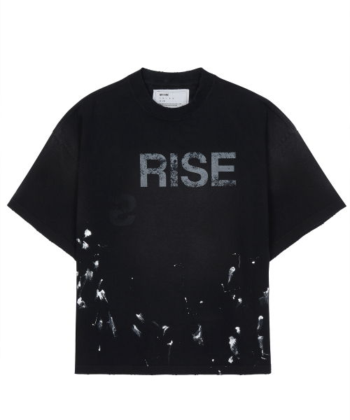 MTTIRE(マティレ)の「RISE VINTAGE OVERSIZED T-SHIRT / BLACK(Tシャツ/カットソー・レディース・その他・L/XL/S/M)」の1枚目の写真