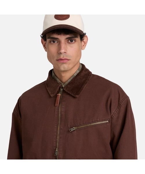 Timberland(ティンバーランド)の「キャンバス ジャケット メンズ(その他アウター・メンズ・ブラウン・LARGE/X-LARGE/MEDIUM)」の3枚目の写真