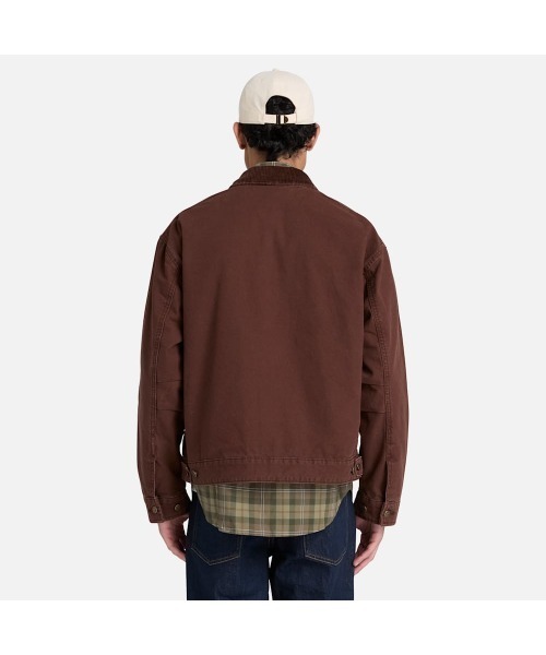 Timberland(ティンバーランド)の「キャンバス ジャケット メンズ(その他アウター・メンズ・ブラウン・LARGE/X-LARGE/MEDIUM)」の4枚目の写真