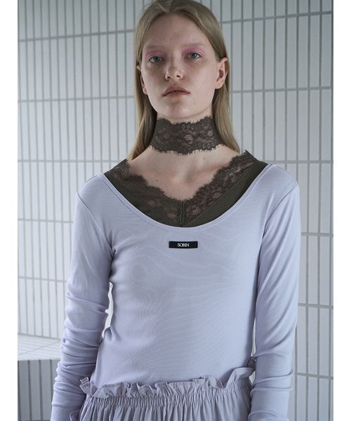 SORIN(ソリン )の「Tiered Docking Dress / ティアードドッキングドレス(ワンピース・レディース・ブラック/カーキ/ライラック・38/36)」の10枚目の写真