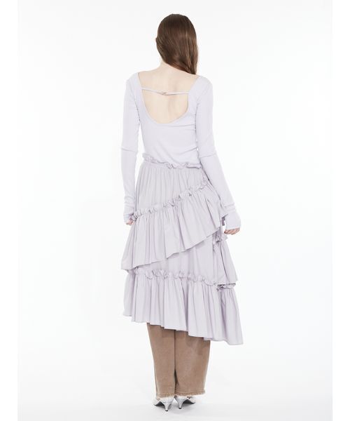 SORIN(ソリン )の「Tiered Docking Dress / ティアードドッキングドレス(ワンピース・レディース・ブラック/カーキ/ライラック・38/36)」の16枚目の写真