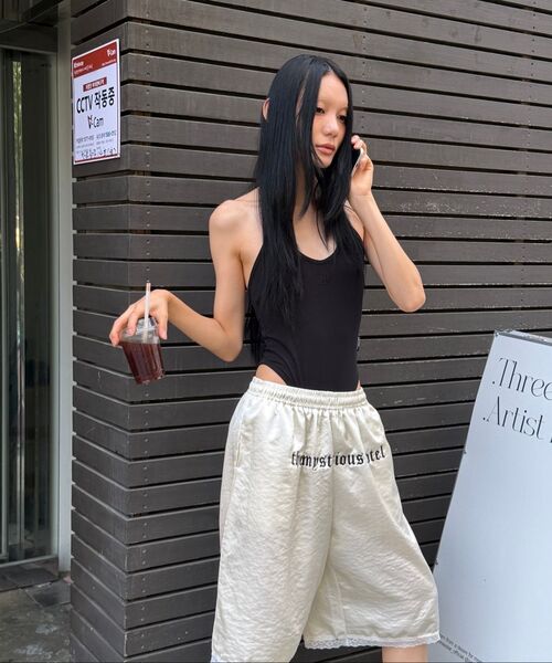 THE MYSTERIOUS HOTEL（ザミステリアスホテル）の「HOTEL HALTER BODYSUIT [BLACK]（Tシャツ/カットソー・レディース・その他・FREE）」の11枚目の写真