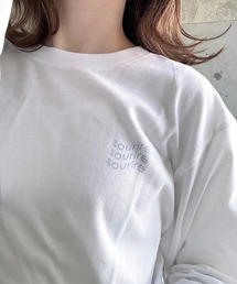 ブルーワンポイントロンT／長袖Tシャツ(hsyd)