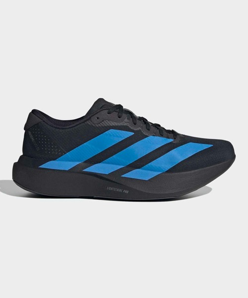 adidas(アディダス)の「アディゼロ EVO SL ウーブン / Adizero EVO SL WOVEN / ランニングシューズ / アディダス adidas(スニーカー・メンズ・ブラック×ブルー・29.0cm/28.0cm/28.5cm/27.0cm/27.5cm/25.5cm/25.0cm/26.0cm/26.5cm/24.5cm)」の1枚目の写真