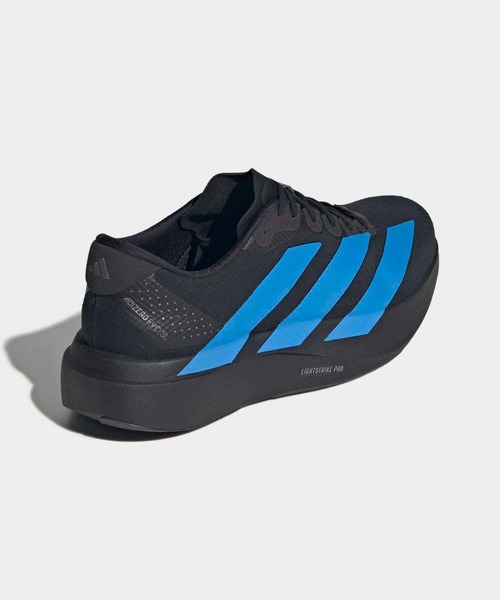 adidas(アディダス)の「アディゼロ EVO SL ウーブン / Adizero EVO SL WOVEN / ランニングシューズ / アディダス adidas(スニーカー・メンズ・ブラック×ブルー・29.0cm/28.0cm/28.5cm/27.0cm/27.5cm/25.5cm/25.0cm/26.0cm/26.5cm/24.5cm)」の5枚目の写真