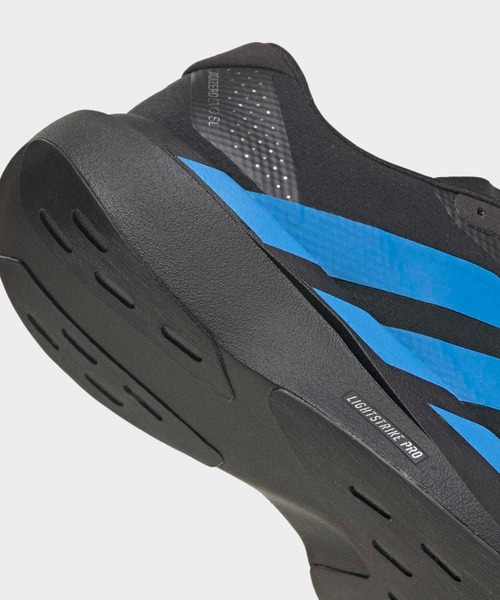 adidas(アディダス)の「アディゼロ EVO SL ウーブン / Adizero EVO SL WOVEN / ランニングシューズ / アディダス adidas(スニーカー・メンズ・ブラック×ブルー・29.0cm/28.0cm/28.5cm/27.0cm/27.5cm/25.5cm/25.0cm/26.0cm/26.5cm/24.5cm)」の8枚目の写真