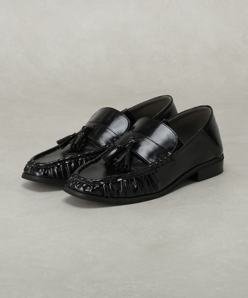 earth music&ecology(アースミュージックアンドエコロジー)の「タッセルギャザーバブーシュローファー(ローファー・レディース・ブラック/ブラウン・M/L)」の12枚目の写真