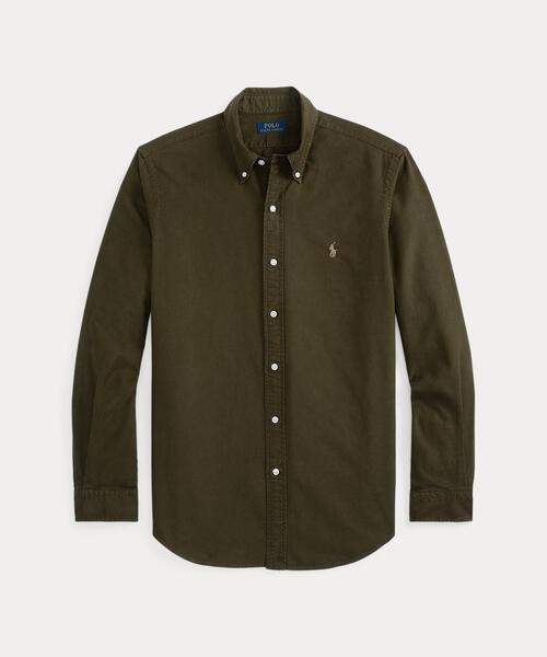 POLO RALPH LAUREN(ポロ ラルフ ローレン)の「クラシック フィット ガーメントダイド オックスフォード シャツ(シャツ/ブラウス・メンズ・グリーン系1・M/S/XS/L)」の2枚目の写真