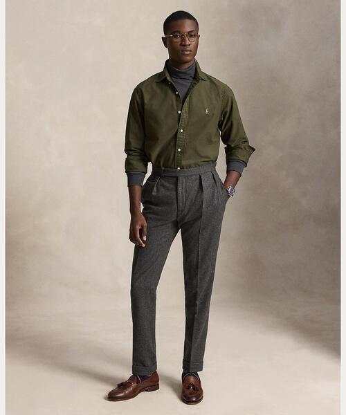POLO RALPH LAUREN(ポロ ラルフ ローレン)の「クラシック フィット ガーメントダイド オックスフォード シャツ(シャツ/ブラウス・メンズ・グリーン系1・M/S/XS/L)」の3枚目の写真