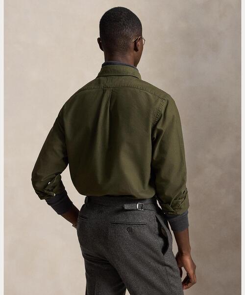 POLO RALPH LAUREN(ポロ ラルフ ローレン)の「クラシック フィット ガーメントダイド オックスフォード シャツ(シャツ/ブラウス・メンズ・グリーン系1・M/S/XS/L)」の4枚目の写真
