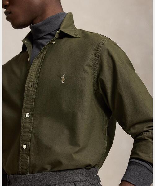POLO RALPH LAUREN(ポロ ラルフ ローレン)の「クラシック フィット ガーメントダイド オックスフォード シャツ(シャツ/ブラウス・メンズ・グリーン系1・M/S/XS/L)」の5枚目の写真
