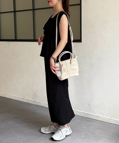 Chez toi(シェトワ)の「【選べるセットアップ】ギャザーペプラムベスト×ボトムスSET(ワンピース・レディース・ブラウン系その他/ブラック系その他/モカ/ブラック・FREE)」の7枚目の写真