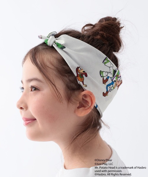 BAYFLOW(ベイフロー)の「TOY STORY(トイ・ストーリー)/ハンカチ45×45(ハンカチ/ハンドタオル・レディース・ホワイト/ブラック/グレー・0)」の7枚目の写真