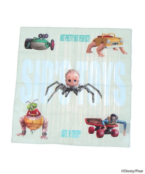 BAYFLOW(ベイフロー)の「TOY STORY(トイ・ストーリー)/ハンカチ45×45(ハンカチ/ハンドタオル・レディース・ホワイト/ブラック/グレー・0)」の10枚目の写真