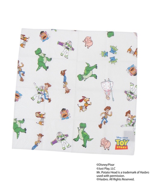 BAYFLOW(ベイフロー)の「TOY STORY(トイ・ストーリー)/ハンカチ45×45(ハンカチ/ハンドタオル・レディース・ホワイト/ブラック/グレー・0)」の12枚目の写真