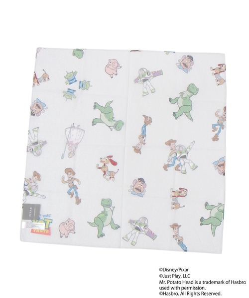 BAYFLOW(ベイフロー)の「TOY STORY(トイ・ストーリー)/ハンカチ45×45(ハンカチ/ハンドタオル・レディース・ホワイト/ブラック/グレー・0)」の13枚目の写真