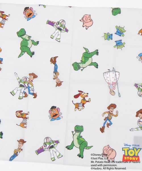 BAYFLOW(ベイフロー)の「TOY STORY(トイ・ストーリー)/ハンカチ45×45(ハンカチ/ハンドタオル・レディース・ホワイト/ブラック/グレー・0)」の15枚目の写真