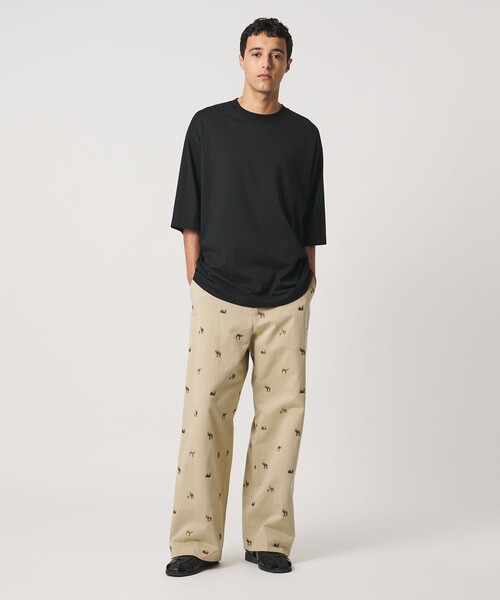 LOEFF(ロエフ)の「<LOEFF>キャメル エンブロイダリー チノパンツ MENS(チノパンツ・メンズ・ベージュ・2/1)」の3枚目の写真