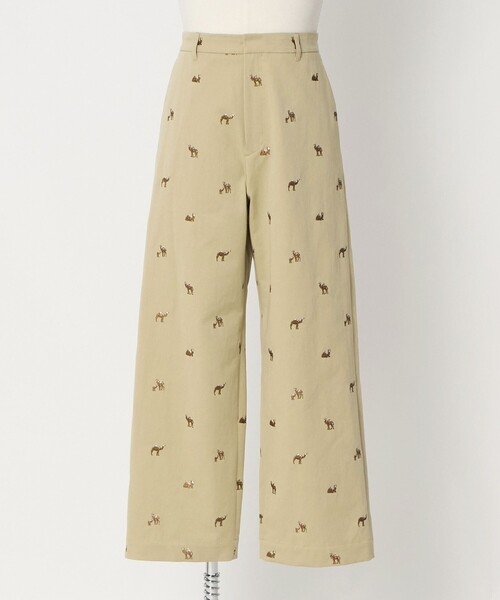 LOEFF(ロエフ)の「<LOEFF>キャメル エンブロイダリー チノパンツ MENS(チノパンツ・メンズ・ベージュ・2/1)」の10枚目の写真