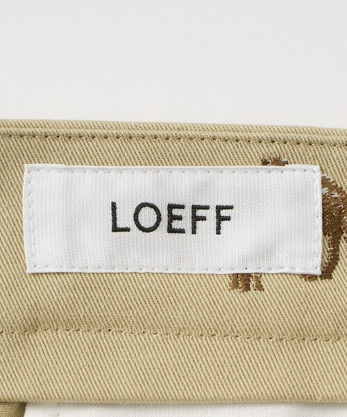 LOEFF(ロエフ)の「<LOEFF>キャメル エンブロイダリー チノパンツ MENS(チノパンツ・メンズ・ベージュ・2/1)」の18枚目の写真