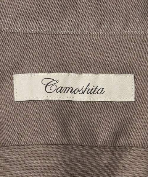Camoshita(カモシタ)の「<Camoshita>コットン ツイル レギュラーカラー シャツ(シャツ/ブラウス・メンズ・オフホワイト/モカ・L/M)」の11枚目の写真