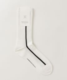 MAISON SPECIAL | シルケットラインソックス/Mercerized Striped Socks 【MAISON SPECIAL/メゾンスペシャル】(ソックス/靴下)