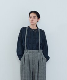 ADIEU TRISTESSE（アデュートリステス）の「インドレースパフスリーブブラウス（シャツ/ブラウス）」
