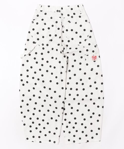 Achic(アシック)の「26AW ハートポケット付きドット柄ワイドデニムパンツ(デニムパンツ・レディース・ホワイト・M/L)」の18枚目の写真