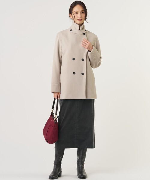 J.PRESS Ladies(J.プレス レディス)の「【WEB限定カラーあり】AIR DUROY LIGHT スカート(スカート・レディース・ネイビー系/ダークブラウン系/ベージュ系/グレー系・XS/S)」の14枚目の写真